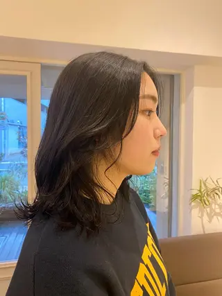 ミディアム ヘアアレンジ BELLA阿部野 TOMOMIのヘアスタイル