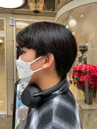 メンズ レイヤー×ハイライト 🌷RINA🌷のヘアスタイル