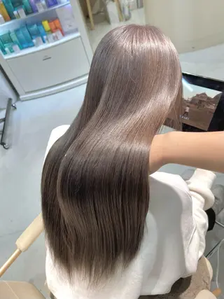 ロング カラー MIL 心斎橋【髪質改善/ブリーチ/ハイトーン/透明感】所属・心斎橋美容師 🎀mitsukiのヘアスタイル