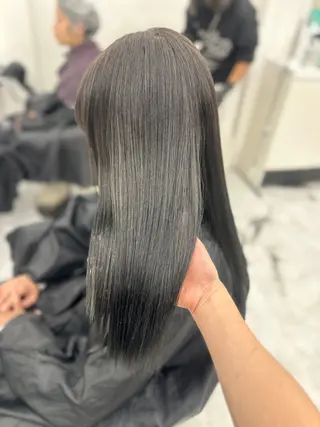 ロング カラー パーマ ヘアアレンジ メンズ キッズ ♥️韓国ヘア レイヤー♥️ゆりのヘアスタイル