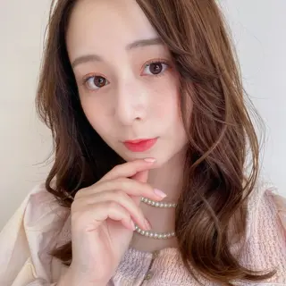 セミロング カラー 🪭risa 暖色/レイヤー🪭のヘアスタイル