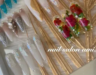 ロング ネイル nail salon amiのネイルデザイン