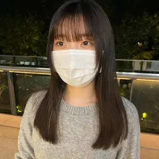 セミロング 三浦 望のヘアスタイル