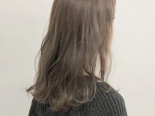 ミディアム カラー パーマ ヘアアレンジ ネイル マツエク・マツパ 川野 彩海のヘアスタイル