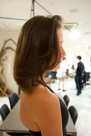 カラー WARREN  TRICOMI NEWYORK所属・リ パのヘアスタイル