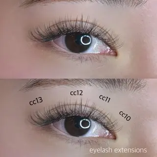 マツエク・マツパ AVEDA西大寺 リノカのマツエク・マツパデザイン