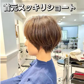 ショート 木下英治/ウルフ /レイヤー/銀座のヘアスタイル