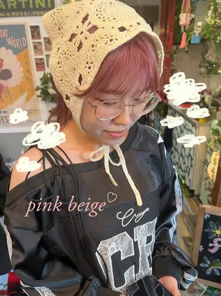 ミディアム カラー カラーパティシエ facce🌼ikoのヘアスタイル