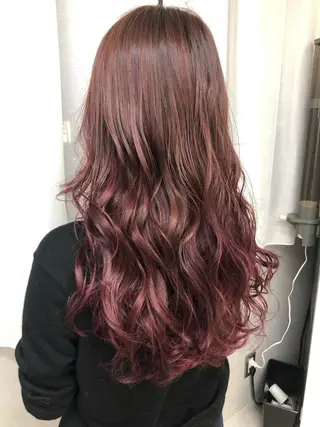 ロング カラー ヘアアレンジ 天野 涼のヘアスタイル