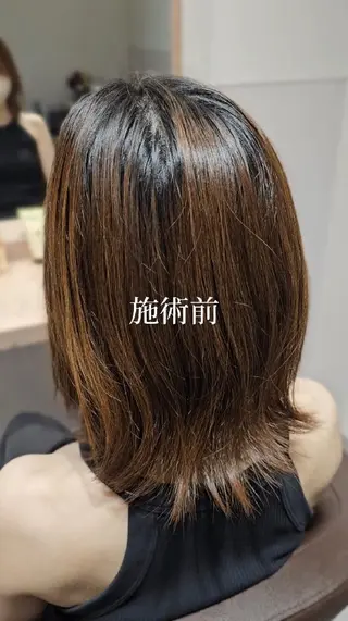 ミディアム カラー サロウィン　神戸三宮店所属・三宮No.1ブリーチ 無しカラー/杉山太貴のヘアスタイル