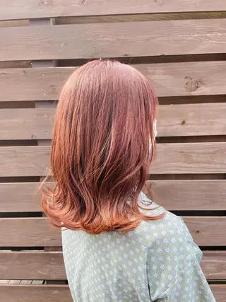 セミロング カラー ゆうこ 🩷🩶のヘアスタイル