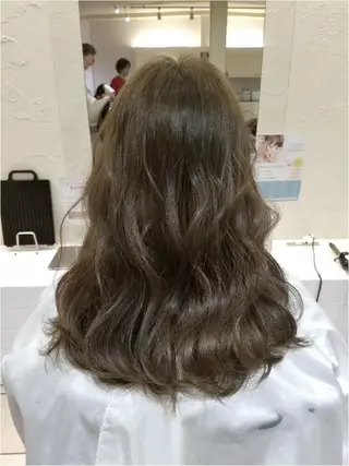 カラー ヘアアレンジ セミロング 【髪質改善美容師】t occa茨木篠原健太のヘアスタイル