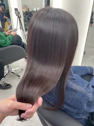 ロング カラー 心斎橋/ブリーチなし 髪質改善/レイヤーのヘアスタイル