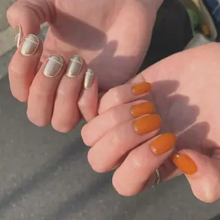 ショート カラー パーマ ヘアアレンジ キッズ ネイル マツエク・マツパ feey ⁑erinaのネイルデザイン