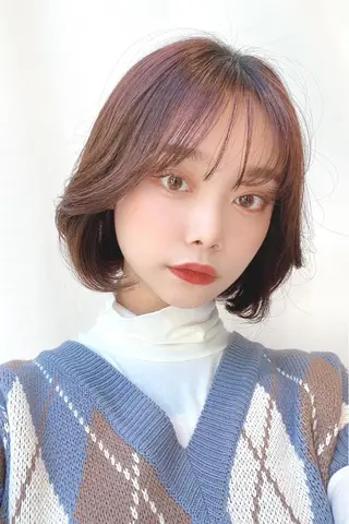 ミディアム 韓国くびれレイヤー 🇰🇷はづきのヘアスタイル