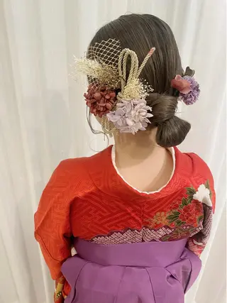 ミディアム ヘアアレンジ セットサロン      ラフテル所属・大阪/ヘアアレンジ /似合わせset💐のヘアスタイル