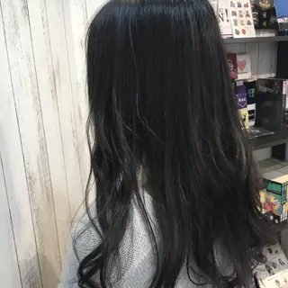 ロング カラー パーマ embrace エンブレイスのヘアスタイル