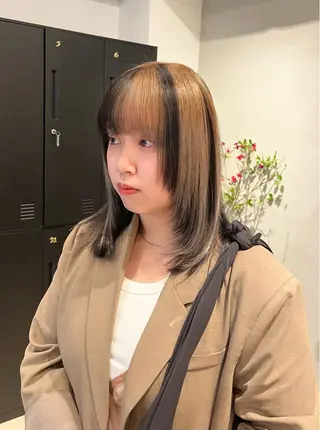 セミロング 🌙透明感カラー✖︎ カンナ🌙のヘアスタイル