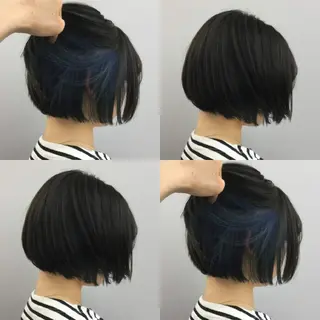 ショート カラー 艶髪サラサラカラー 🌈前原健吾のヘアスタイル