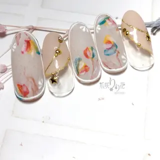 ネイル 爪咲 りり花のネイルデザイン