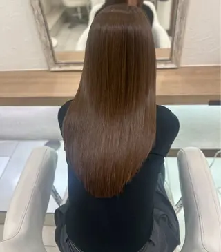 ロング パーソナルな髪質改善 縮毛矯正ササキナツミのヘアスタイル