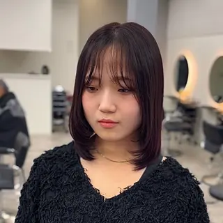 ミディアム 【レイヤー×透明感 カラー】mayaのヘアスタイル