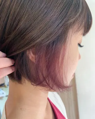 ミディアム カラー DiMPlE  ディンプル所属・🌸スタイリスト 山浦美恵のヘアスタイル