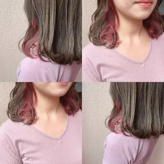ミディアム カラー 代表🎀 ふわモテ愛 され髪🩷yumiのヘアスタイル