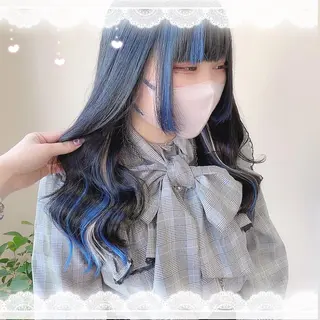 ロング カラー ヘアアレンジ すみす🎀ヘアメ/ 艶カラー/エクステのヘアスタイル