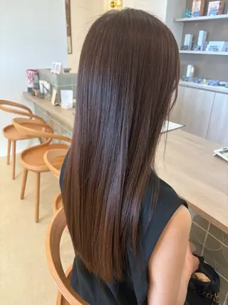 ロング モデルさん募集🌟 艶カラー/杉山海帆のヘアスタイル