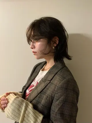 カラー ハッシュカット/ MAYAのヘアスタイル