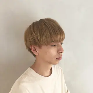 ショート メンズ ボブ/縮毛矯正/ レイヤー/塚田のヘアスタイル