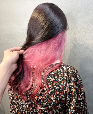 ロング カラー 透明感カラー×小 顔レイヤー♡ヒデさんのヘアスタイル