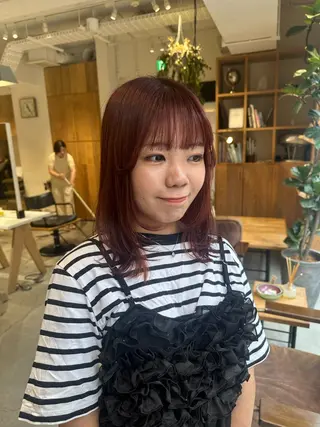 ミディアム 優依 / Room烏丸のヘアスタイル