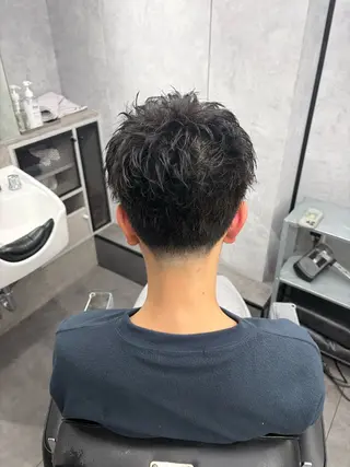ショート パーマ メンズ 💈メンズ特化💈 barberコウヨウのヘアスタイル