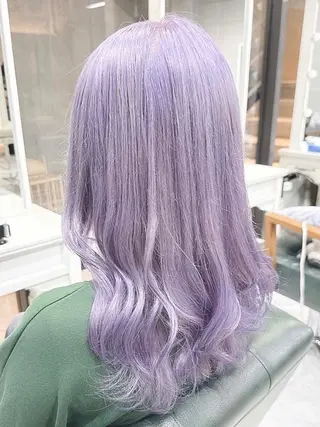 ロング カラー ヘアアレンジ 𝐑𝐈𝐍𝐊𝐀 🐣🩷のヘアスタイル