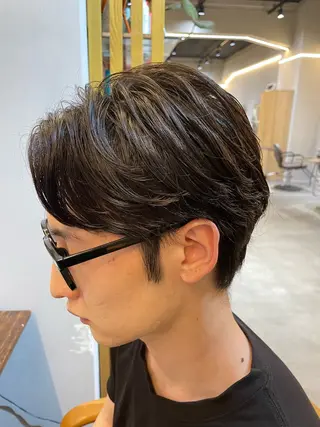 メンズ 透明感/暖色カラー いっきのヘアスタイル