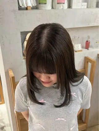 ミディアム カラー Lico所属・小川 楓華のヘアスタイル