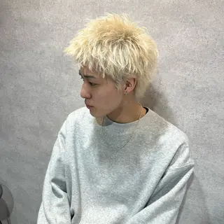 ショート カラー メンズ 【メンズ特化】 サエキカズマのヘアスタイル