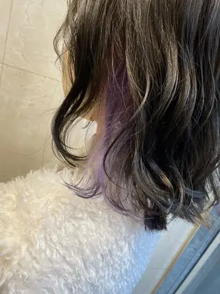 ミディアム カラー 髪質改善美容室Lust所属・美容室Lust💚 嶋崎　鷹のヘアスタイル