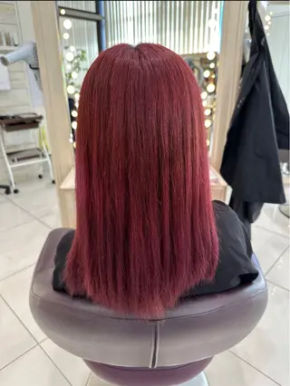 カラー Ancheri by flammeum戸塚店所属・ひな/ボブカット/ ブリーチなしWカラーのヘアスタイル