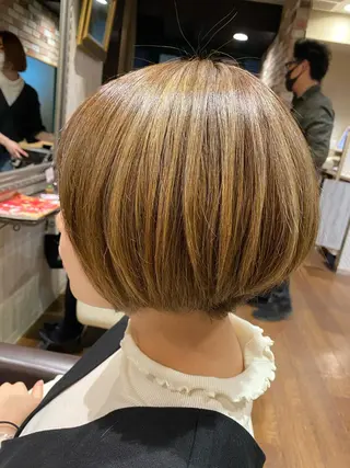 ショート カラー 三瓶 龍皇のヘアスタイル