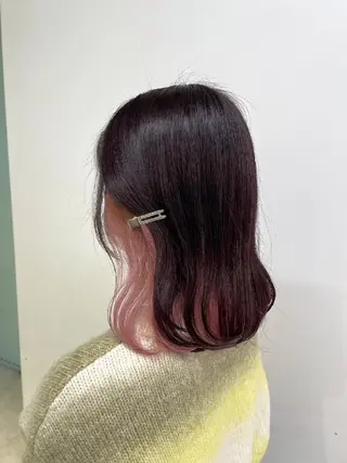 ヘアアレンジ カラー ミディアム 公式PARADE💐 池袋💐のヘアスタイル
