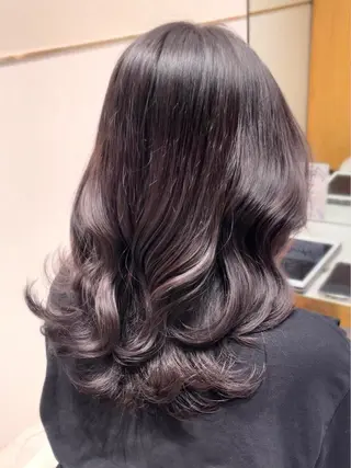 セミロング カラー 顔周り特化/韓国ヘア /レイヤー/吉野幸大のヘアスタイル