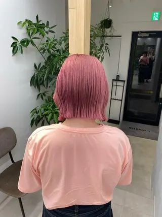 ミディアム カラー 艶カラー 🤍🫧/makoのヘアスタイル