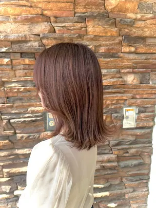 ミディアム カラー 美髪✨艶髪✨髪質改善 カラー特化❣大石優奈のヘアスタイル