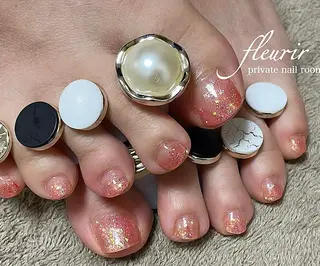 ネイル フルリール 【プライベートサロンのネイルデザイン