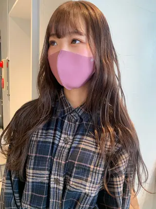 カラー AO所属・RISAKO 艶髪モテヘア🎀府中のヘアスタイル