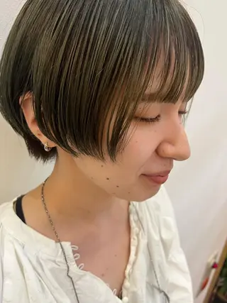 ショート 池田理紗/メンズ カット/切りっぱなしのヘアスタイル