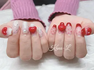 カラー ネイル 芦辺 香奈のネイルデザイン